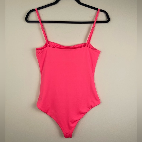 Princess Polly Neon Pink Aarush Bodysuit, Size 4 Small Lined Sleeveless Tank Top - Picture 9 of 11